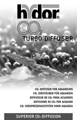 Hydor CO2 TURBO DIFFUSER Bedienungsanleitung