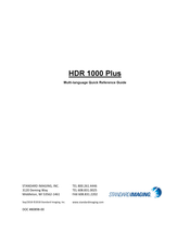 Standard Imaging HDR 1000 Plus Kurzanleitung