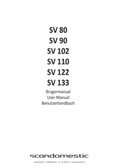 Scandomestic SV 110 Benutzerhandbuch