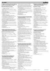 Niko 550-00803 Handbuch