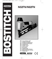 Bostitch N62FN Technische Gerätedaten