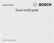 Bosch EasyControl CT200B Schnellinstallationsanleitung
