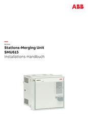 ABB SMU615 Installations-Handbuch
