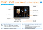 NovaCHRON smart time office NTB 870 Schnellstartanleitung
