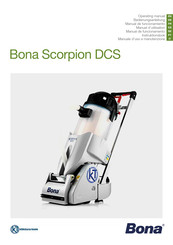Bona Scorpion DCS Bedienungsanleitung