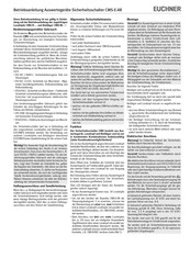 EUCHNER CMS-E-AR Betriebsanleitung