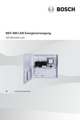 Bosch NEV 400 LSN ISP-NEV400-120 Installationsanleitung