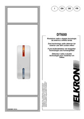Elkron DT600 Installations-, Programmier- Und Gebrauchsanleitung