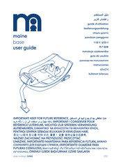 mothercare maine base Bedienungsanleitung