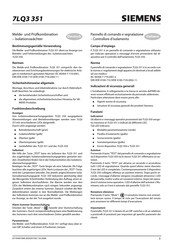 Siemens 7LQ3 351 Handbuch
