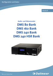 dallmeier DMS 240 HSR Bank Konfiguration Und Daten