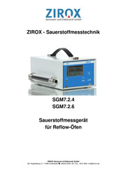 ZIROX SGM7.2.4 Bedienungsanleitung