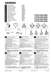 Siemens VVF43.200-450K Montageanleitung