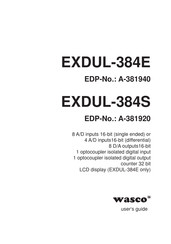 Wasco EXDUL-384E Bedienungsanleitung