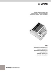 Vimar ELVOX Videocitofonia 6582 Technisches Handbuch