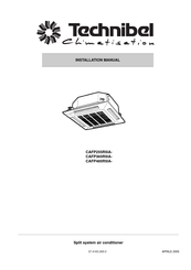 Technibel Climatisation CAFP485R5IA-Serie Installationsanleitung