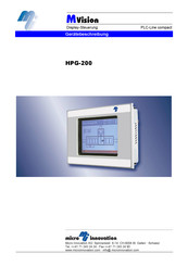 Micro Innovation Mvision HPG-200 Gerätebeschreibung