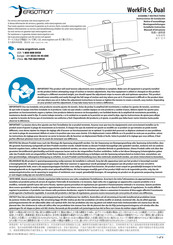 Ergotron WorkFit-S Montageanleitungen