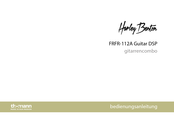 thomann Harley Benton FRFR-112A Bedienungsanleitung