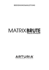 Arturia MATRIXBRUTE Bedienungsanleitung