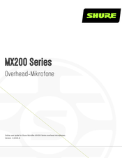 Shure Microflex MX202B/S Handbuch