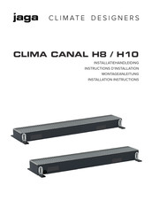Jaga CLIMA CANAL H10 Montageanleitung