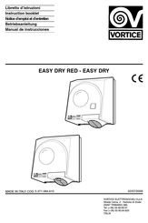 Vortice EASY DRY RED Betriebsanleitung