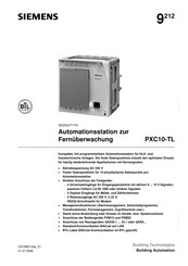 Siemens PXC10-TL Handbuch