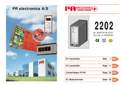 PR electronics 2202 Bedienungsanleitung