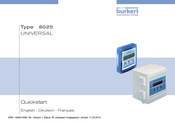 bürkert 8025 universal Kurzanleitung
