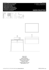 L’Antic Colonial CONJUNTO KARON STRUCTURE Anweisungen Zum Verlegen