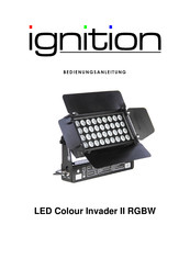Ignition LED Colour Invader II RGBW Bedienungsanleitung