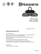 Husqvarna CRT 36-26A Betriebsanleitung