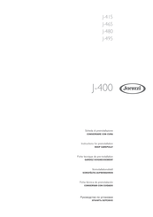 Jacuzzi MAXI-PREMIUM J-480 Vorinstallationsblatt