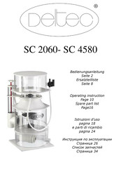 Deltec SC 2060-SC 4580 Bedienungsanleitung
