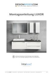 INTARBAD Luxor Montageanleitung