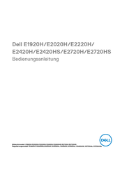 Dell E2220H Bedienungsanleitung