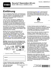 Toro Recycler 20958 Bedienungsanleitung