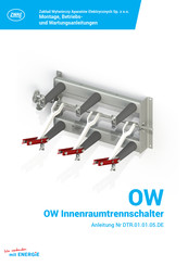 ZWAE OWB-12/800 Montage, Betriebs- Und Wartungsanleitungen