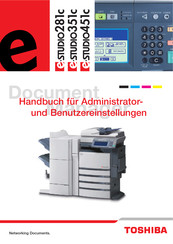 Toshiba e-studio451c Handbuch Für Administrator-Und Benutzereinstellungen