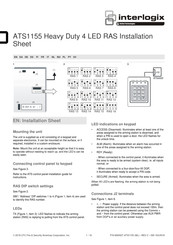 Interlogix ATS1155 Installationsanleitung