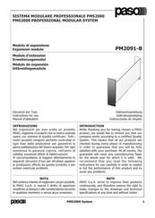 Paso PM2091-B Gebrauchsanleitung