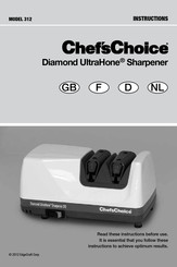 ChefsChoice Diamond UltraHone Sharpener 312 Anweisungen Und Wartung