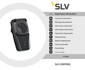 SLV SLV CONTROL Wichtige Information