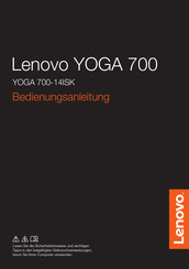 Lenovo YOGA 700-14ISK Bedienungsanleitung