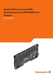 Weidmuller UR20-4COM-IO-Link Handbuch