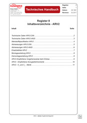 Flowserve ARV2 Technisches Handbuch