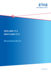 ETAS ODX-FLASH V7.2 Benutzerhandbuch