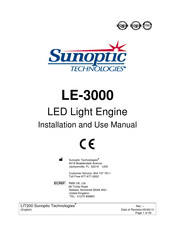 Sunoptic Technologies LE-3000 Gebrauchsanweisung