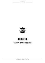 RCF SB 3320 Bedienungselemente